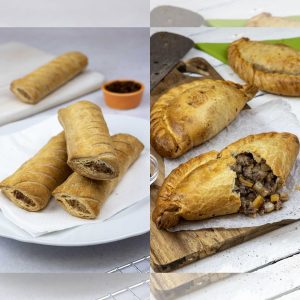 Mixed Sausage Roll & Traditional Cornish Pasty Box